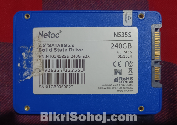 Netac N535S 240GB 2.5-inch SATAIII SSD
